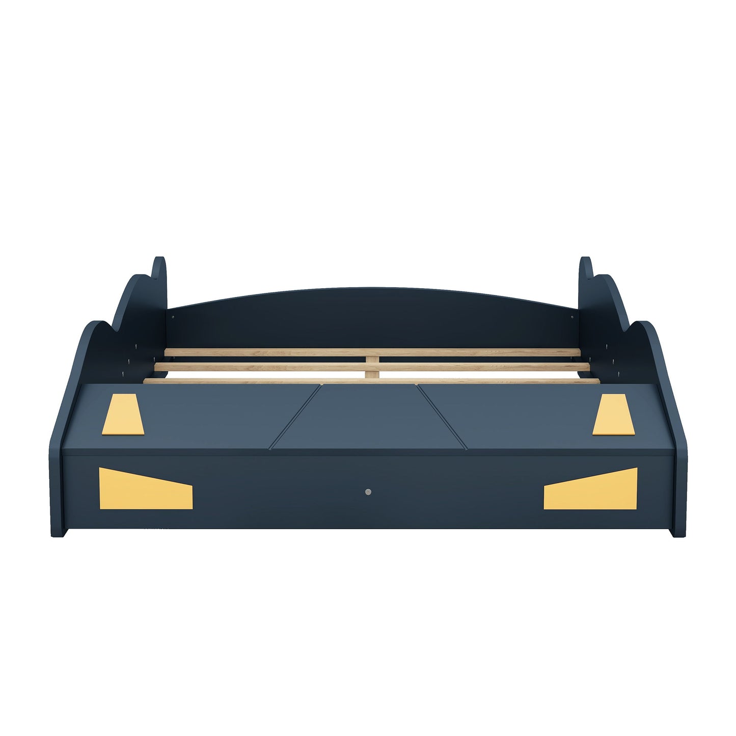Race Car Shaped Platform Bed With Wheels And Storage - The Sleep Loft - Online Mattress Showroom NYC