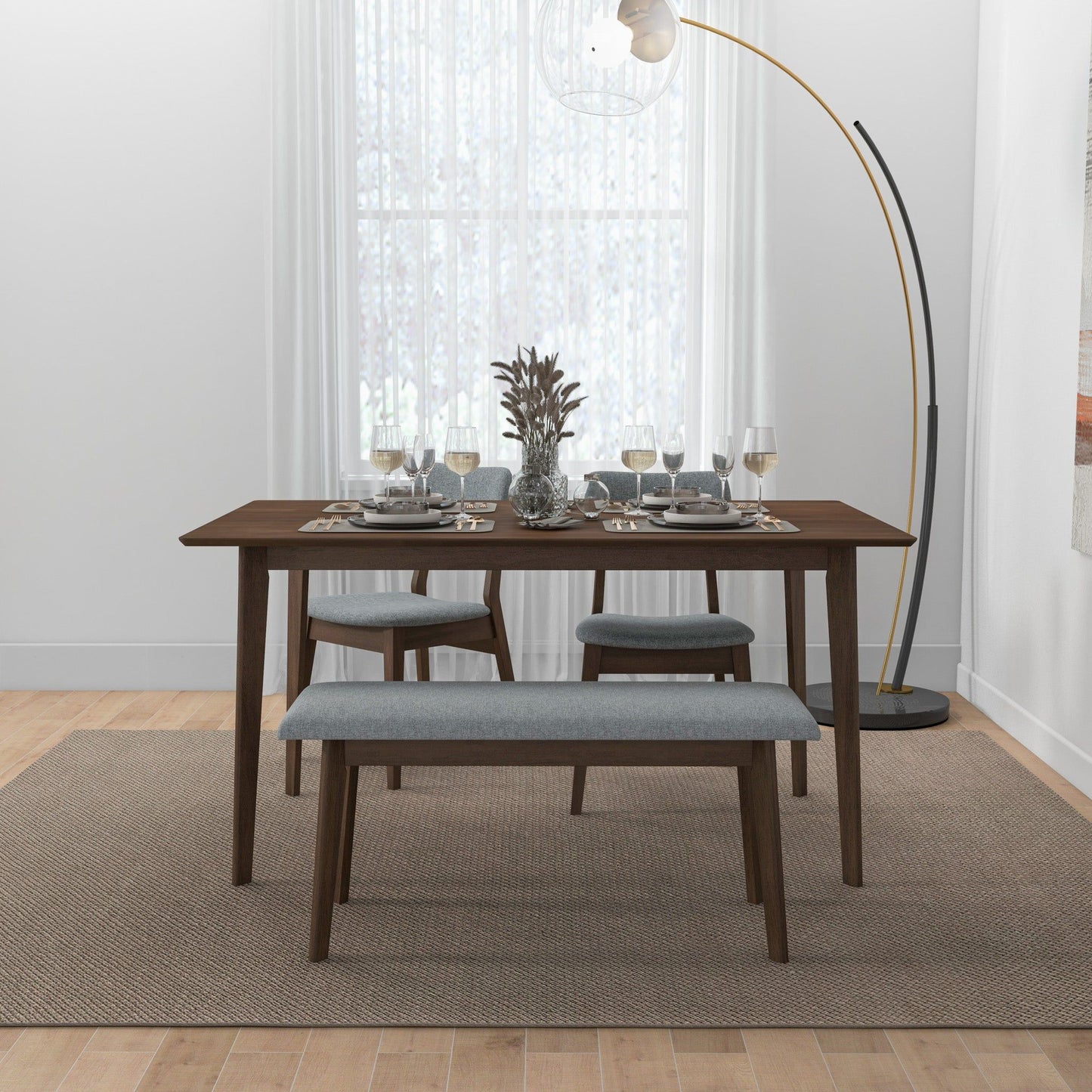 Carlos - Upholstered Bench - The Sleep Loft - Online Mattress Showroom NYC