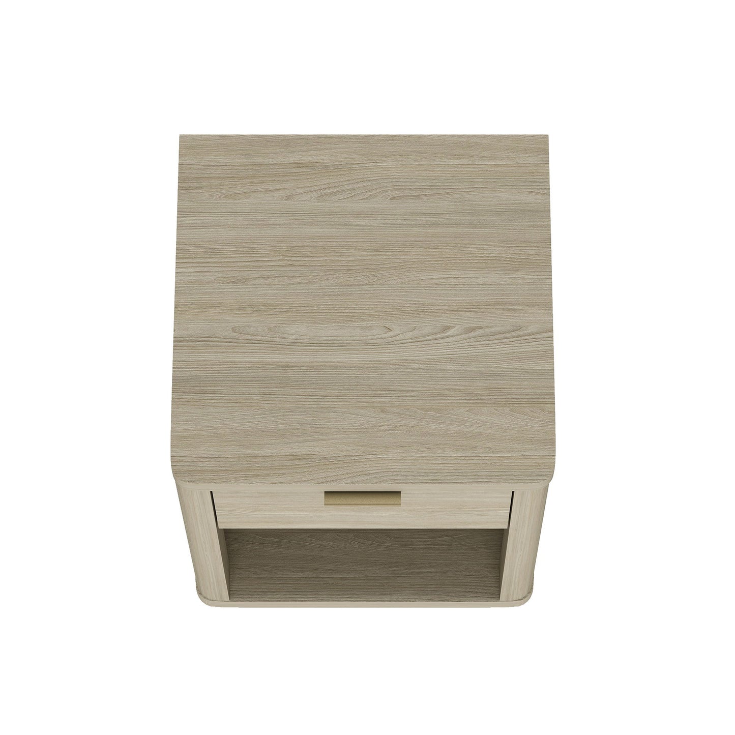 Evelyn - Nightstand With 1 Drawer And Open Shelf - The Sleep Loft - Online Mattress Showroom NYC