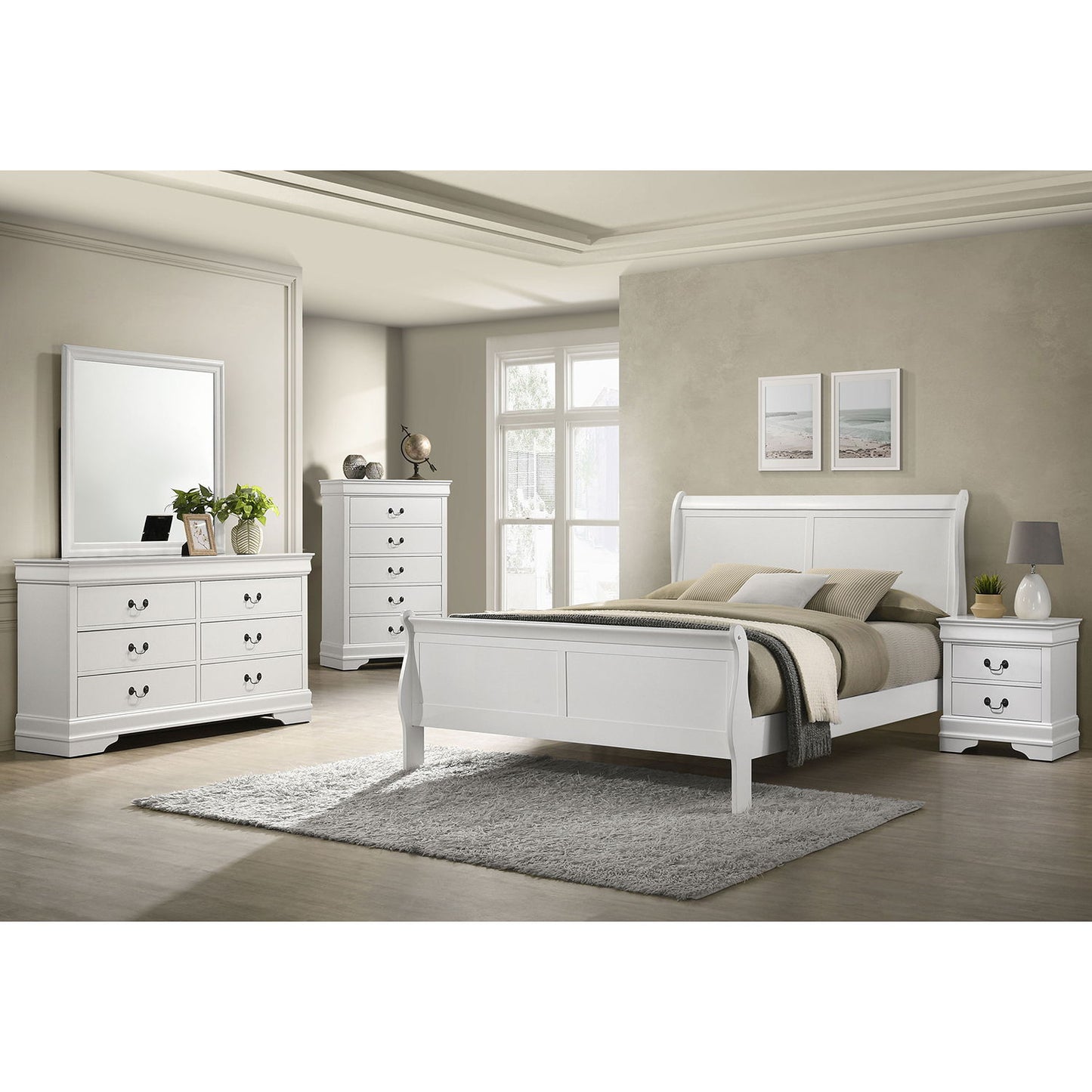Mckee - Sleigh Panel Bed - The Sleep Loft - Online Mattress Showroom NYC