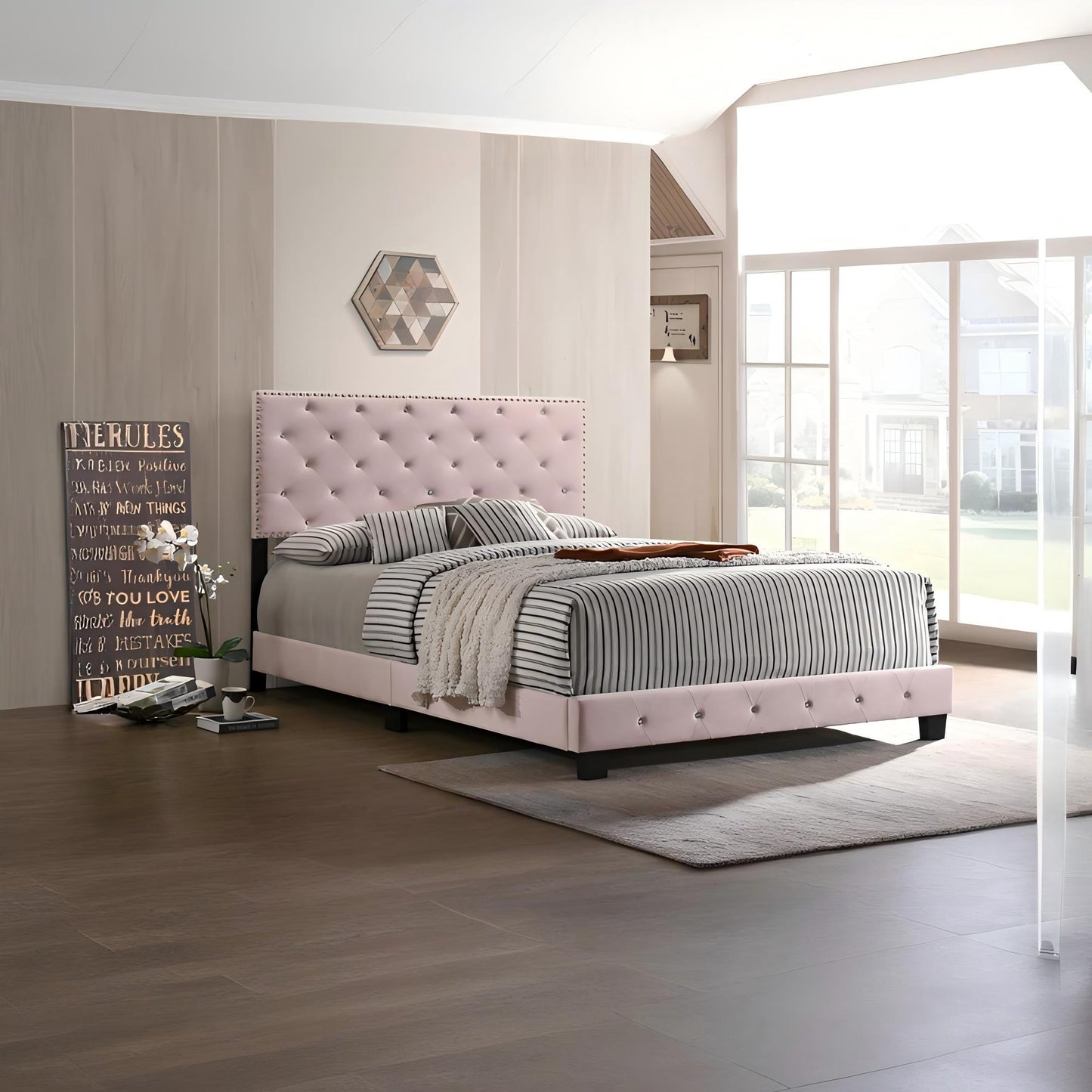 Luxurious Upholstered Bed - The Sleep Loft - Online Mattress Showroom NYC