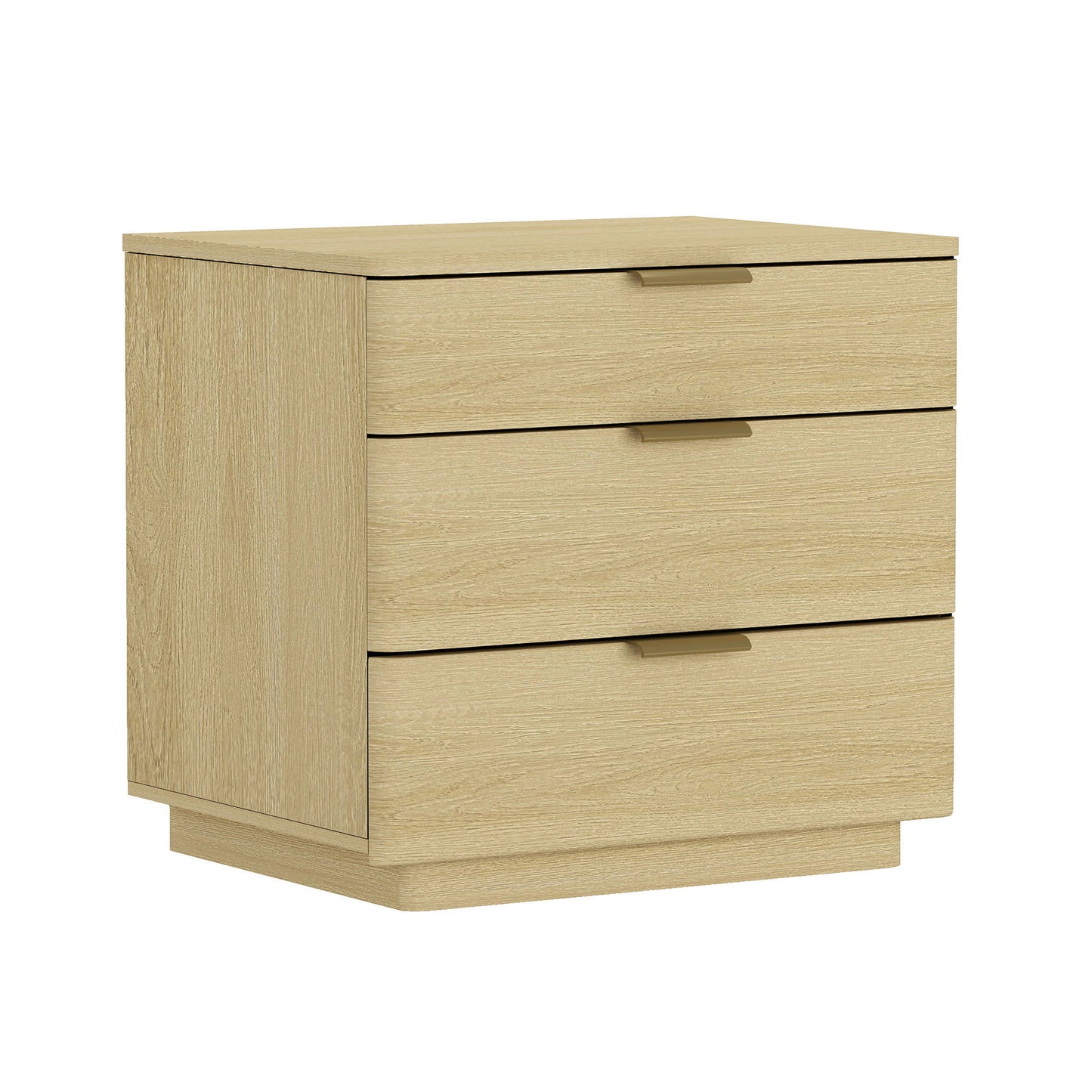 Payton - Nightstand With 3 Drawers - Oak - The Sleep Loft - Online Mattress Showroom NYC