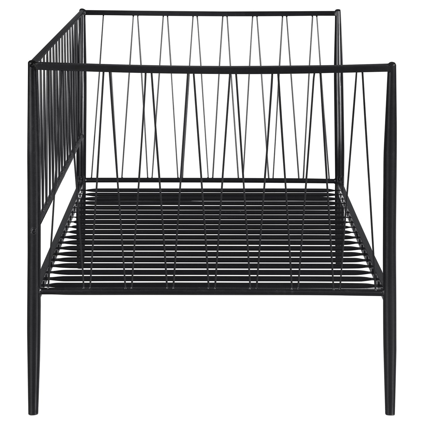 Vertigo - Twin Daybed With Slatted Support - Matte Black - The Sleep Loft - Online Mattress Showroom NYC