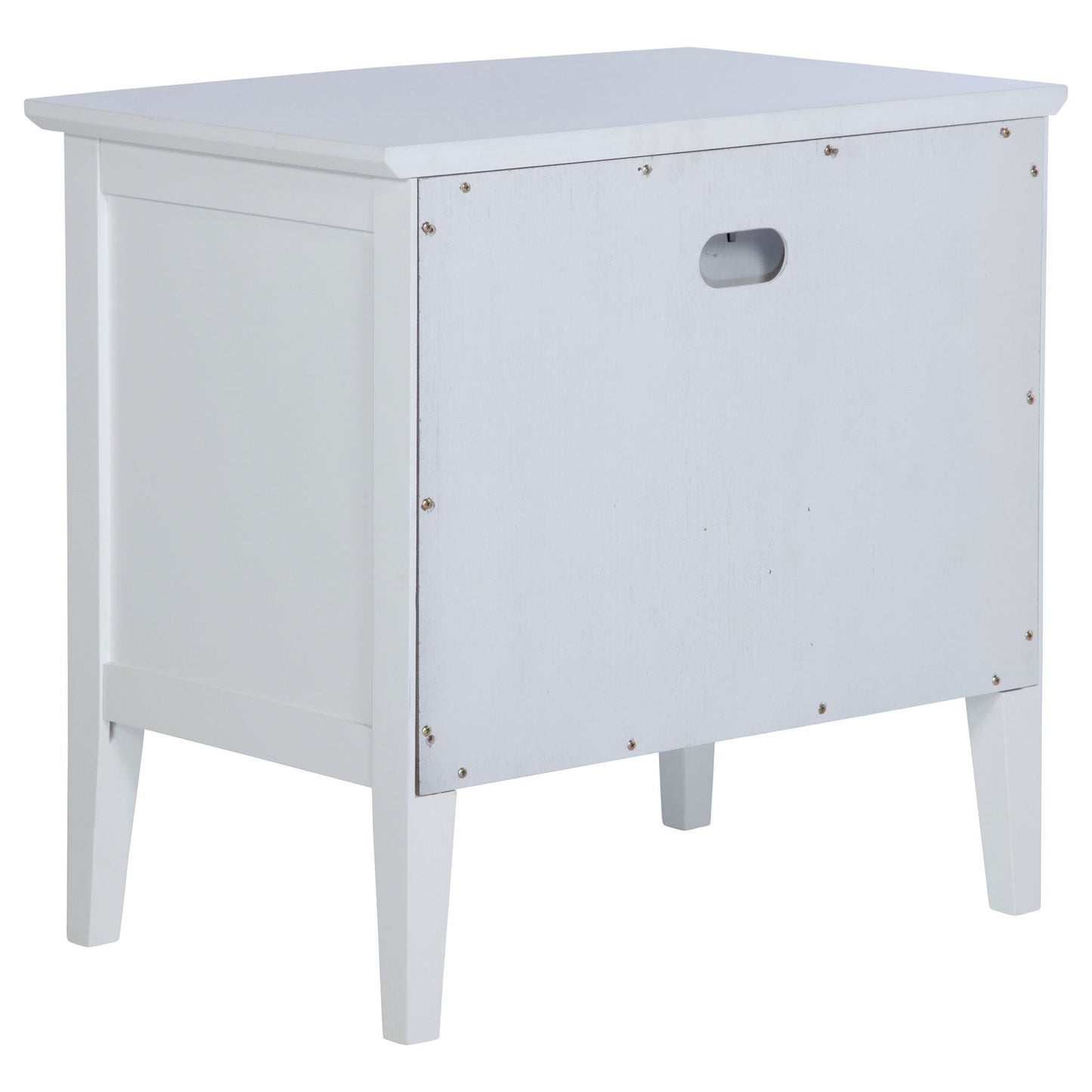 Talia - 1 Drawer Nightstand - White - The Sleep Loft - Online Mattress Showroom NYC
