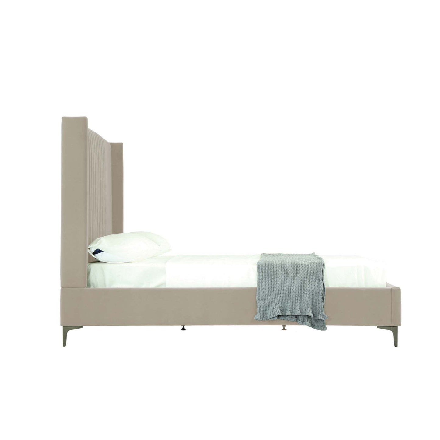 Promenade - Bed With Upholstered Headboard And Slats - The Sleep Loft - Online Mattress Showroom NYC