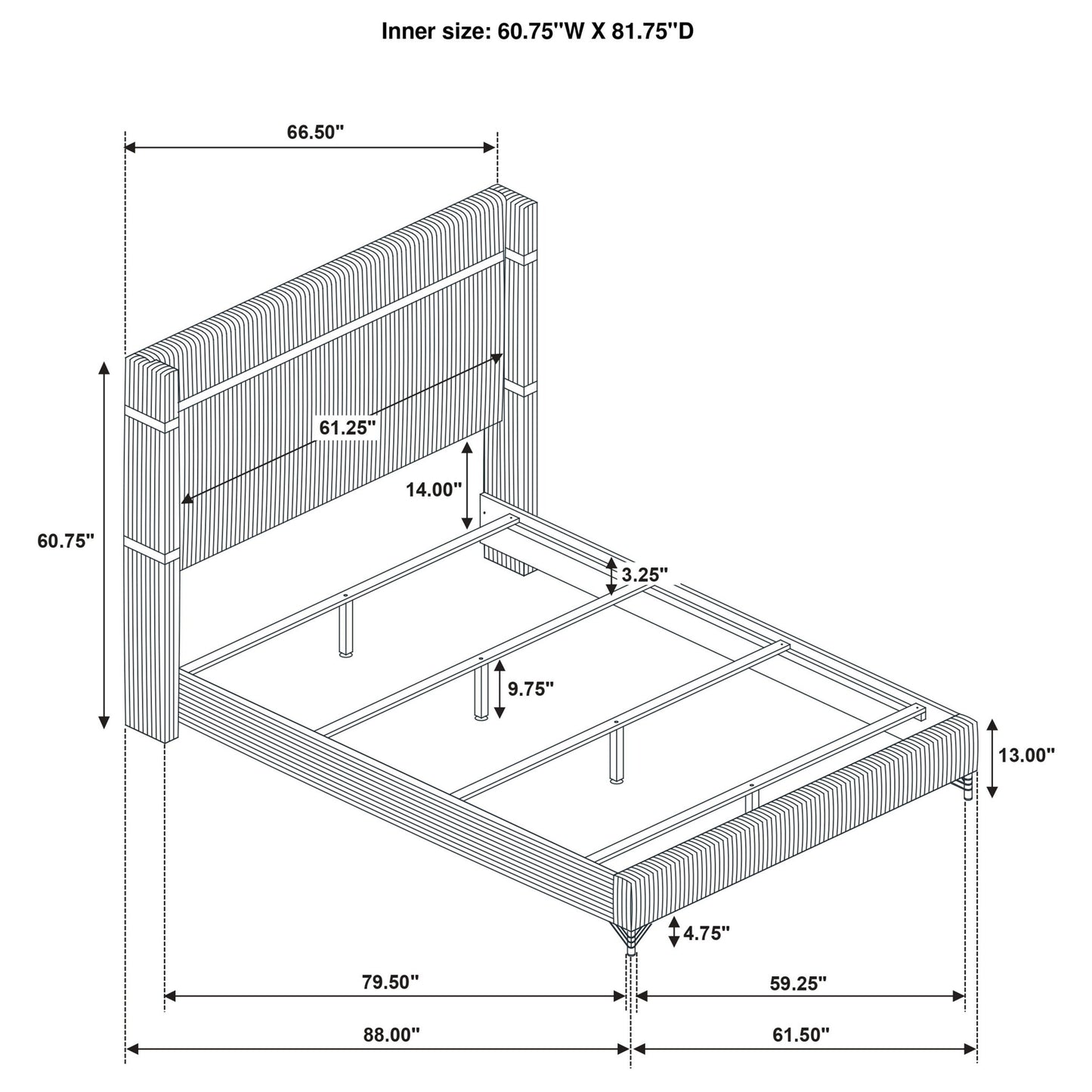 Malcolm - Wingback Bed - The Sleep Loft - Online Mattress Showroom NYC