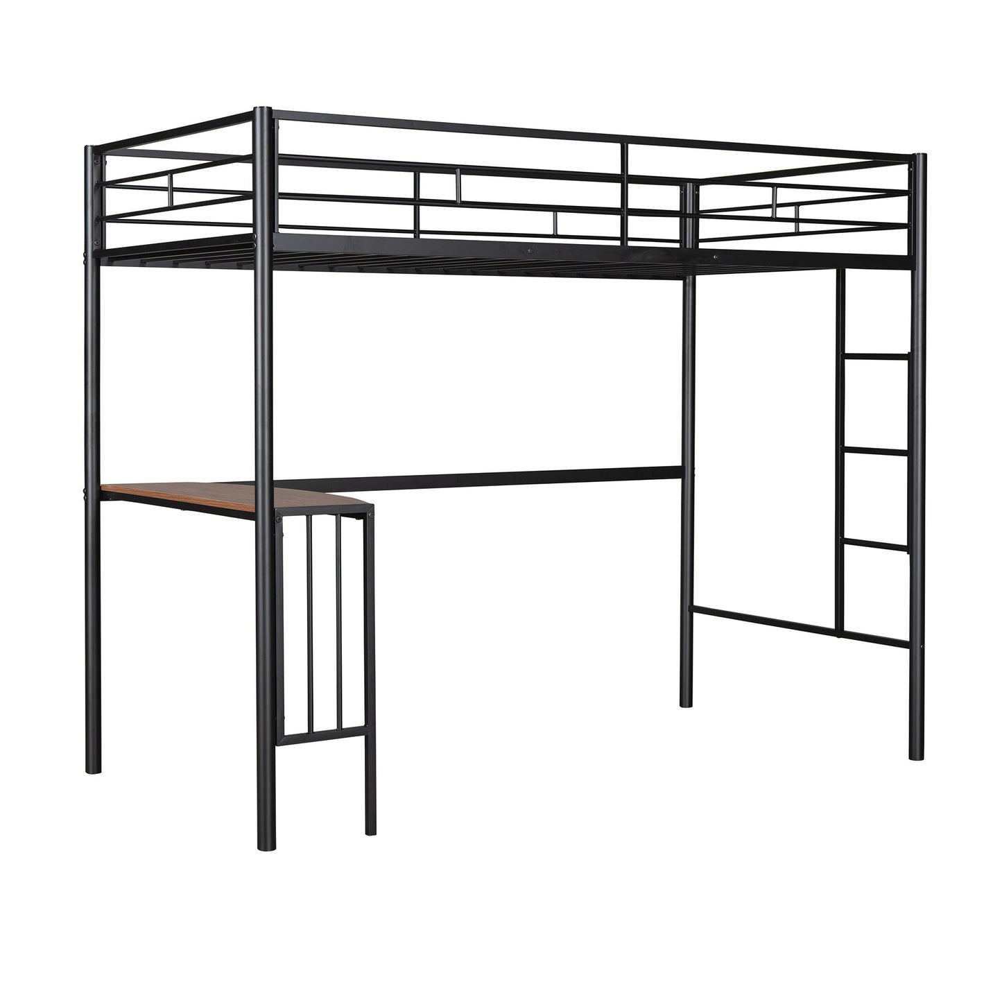 Bunk Bed With Desk, Ladder And Quality Slats For Bedroom - The Sleep Loft - Online Mattress Showroom NYC