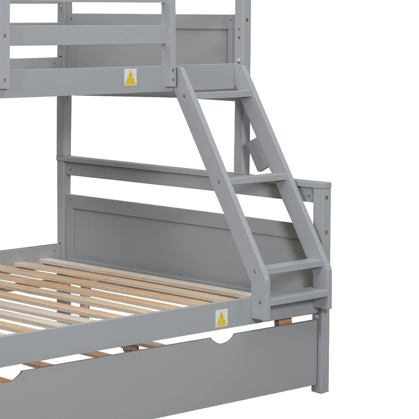 Bunk Bed With Ladder And Safety Guardrail - The Sleep Loft - Online Mattress Showroom NYC