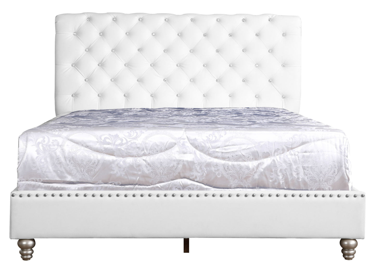 Elegant Transitional Upholstered Bed - The Sleep Loft - Online Mattress Showroom NYC