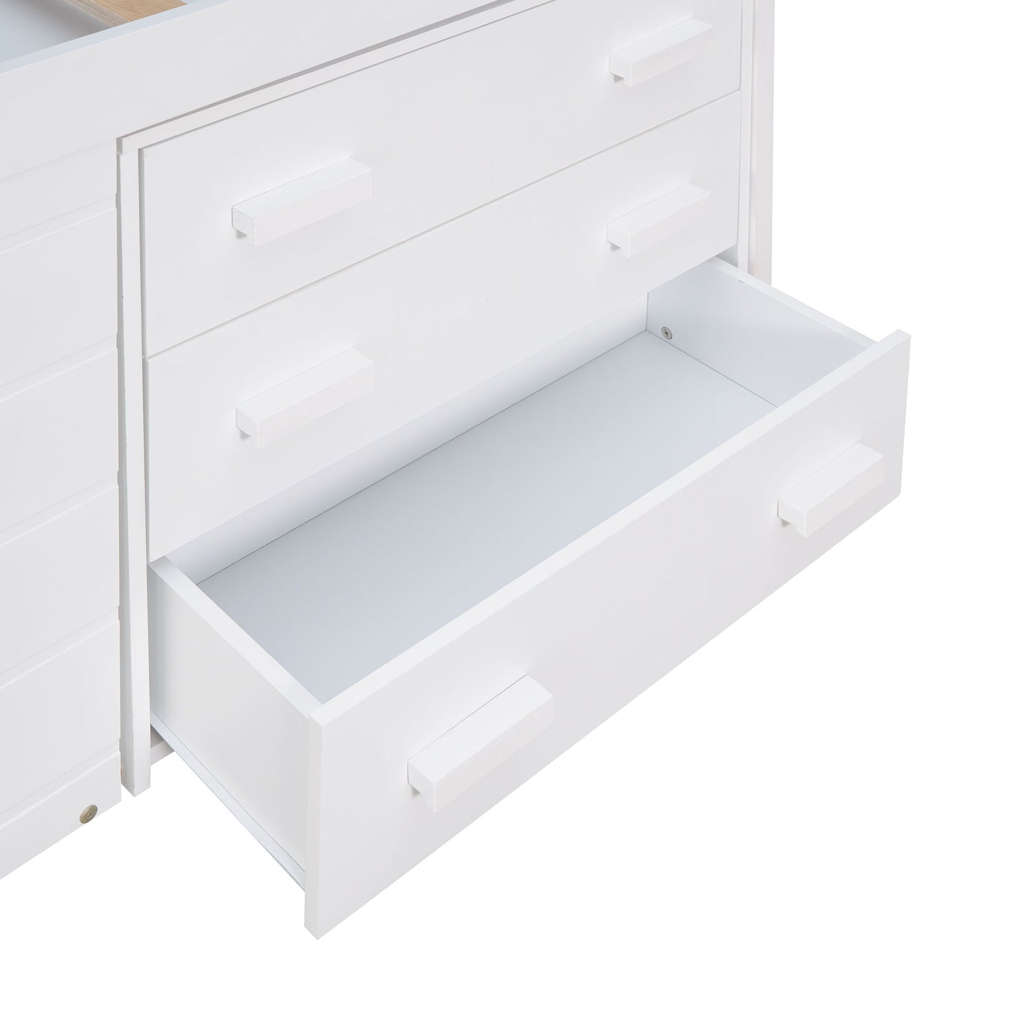Loft Bed With Cabinet And Shelf - The Sleep Loft - Online Mattress Showroom NYC