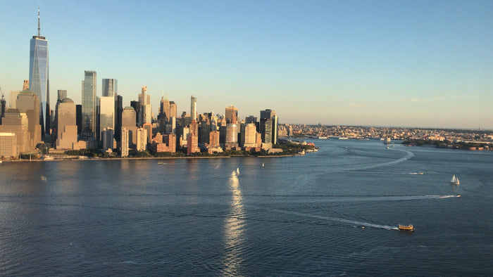 city skyline across body of water during daytime