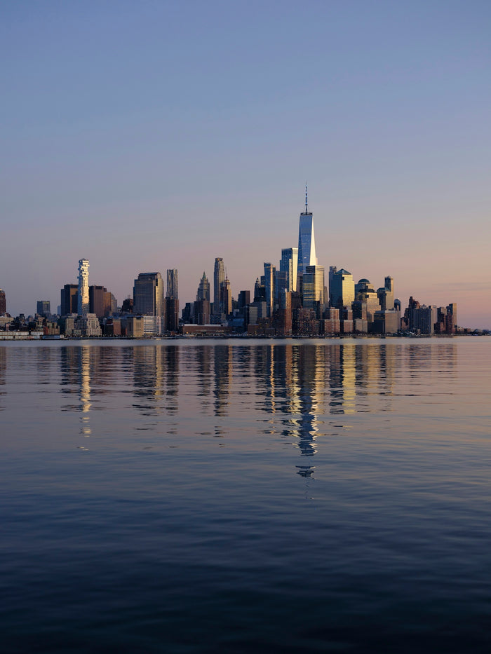 city skyline across body of water during daytime