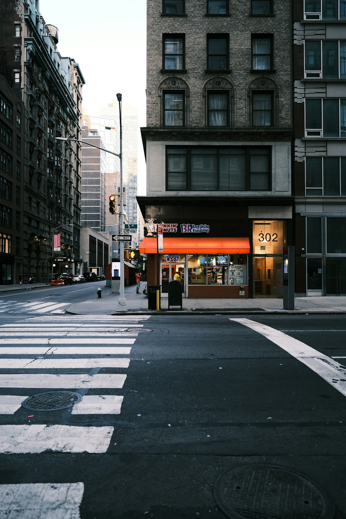 a street with buildings on either side