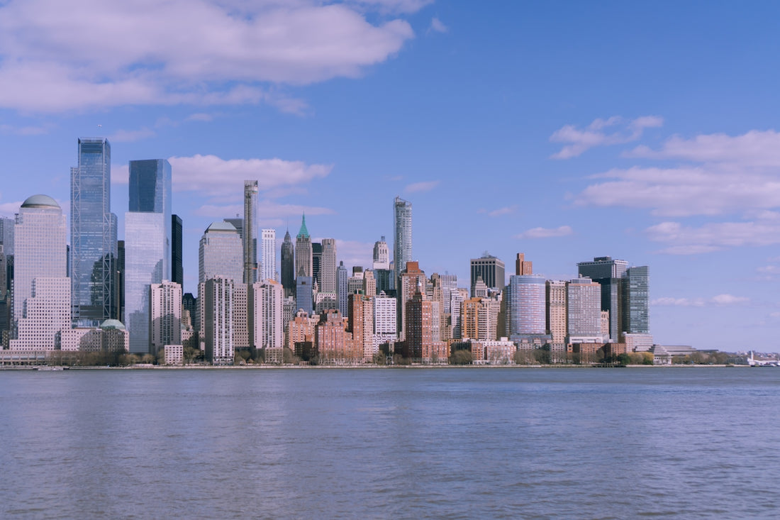 A view of a city from across the water