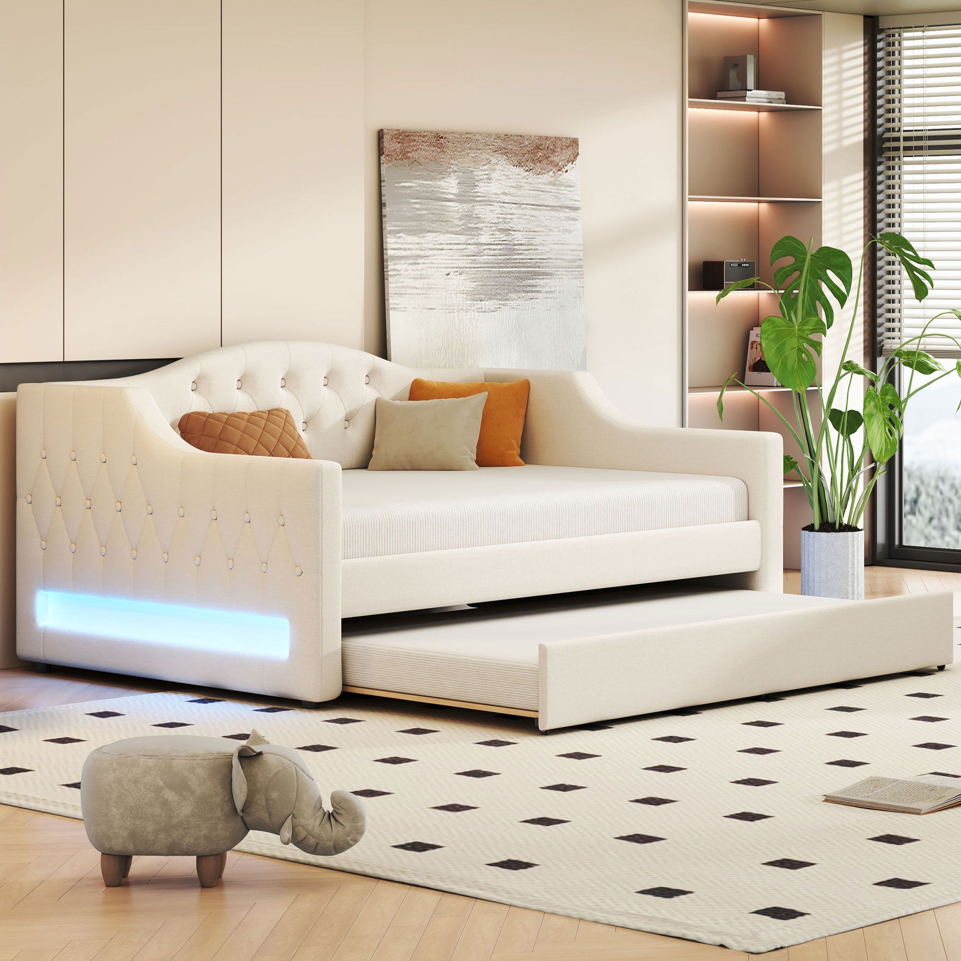 Daybed With LED Belt - The Sleep Loft - Online Mattress Showroom NYC
