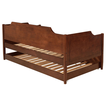Twin Daybed With Trundle - Cherry - The Sleep Loft - Online Mattress Showroom NYC