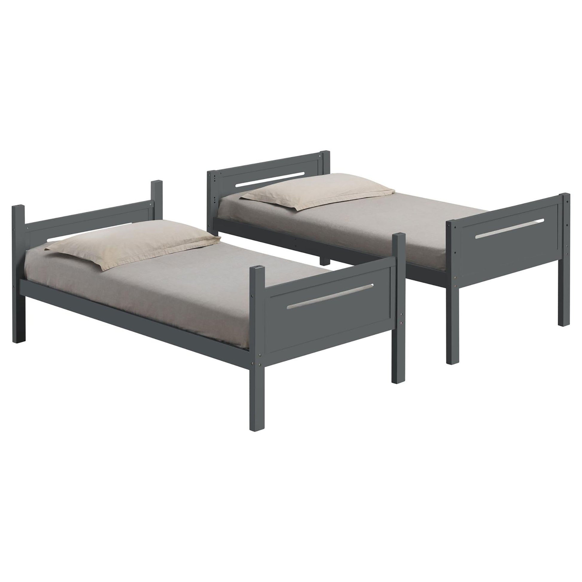 Bunk Bed With Built In Ladder, Safety Guardrails And Angled Access Step - The Sleep Loft - Online Mattress Showroom NYC