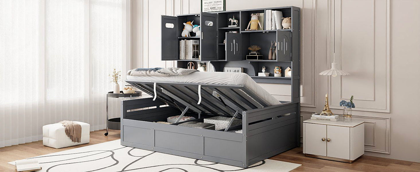 Daybed With All-In-One Cabinet And Shelf - The Sleep Loft - Online Mattress Showroom NYC