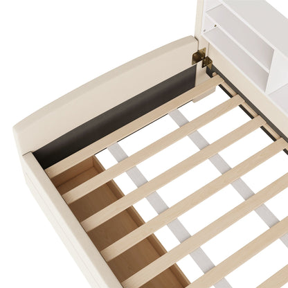 Luxurious Upholstered Platform Bed With Storage Drawers - The Sleep Loft - Online Mattress Showroom NYC