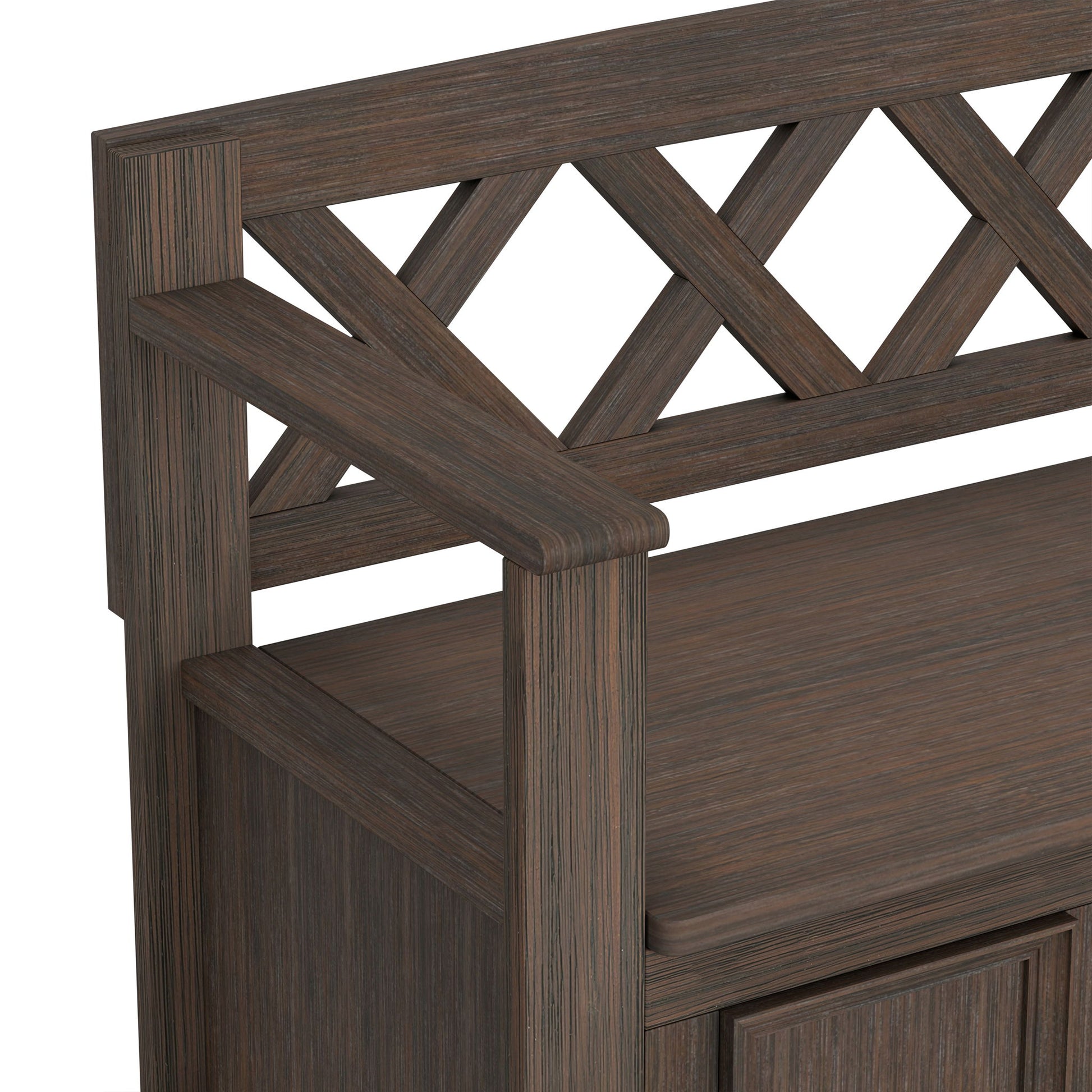 Amherst - Handcrafted Entryway Storage Bench - The Sleep Loft - Online Mattress Showroom NYC