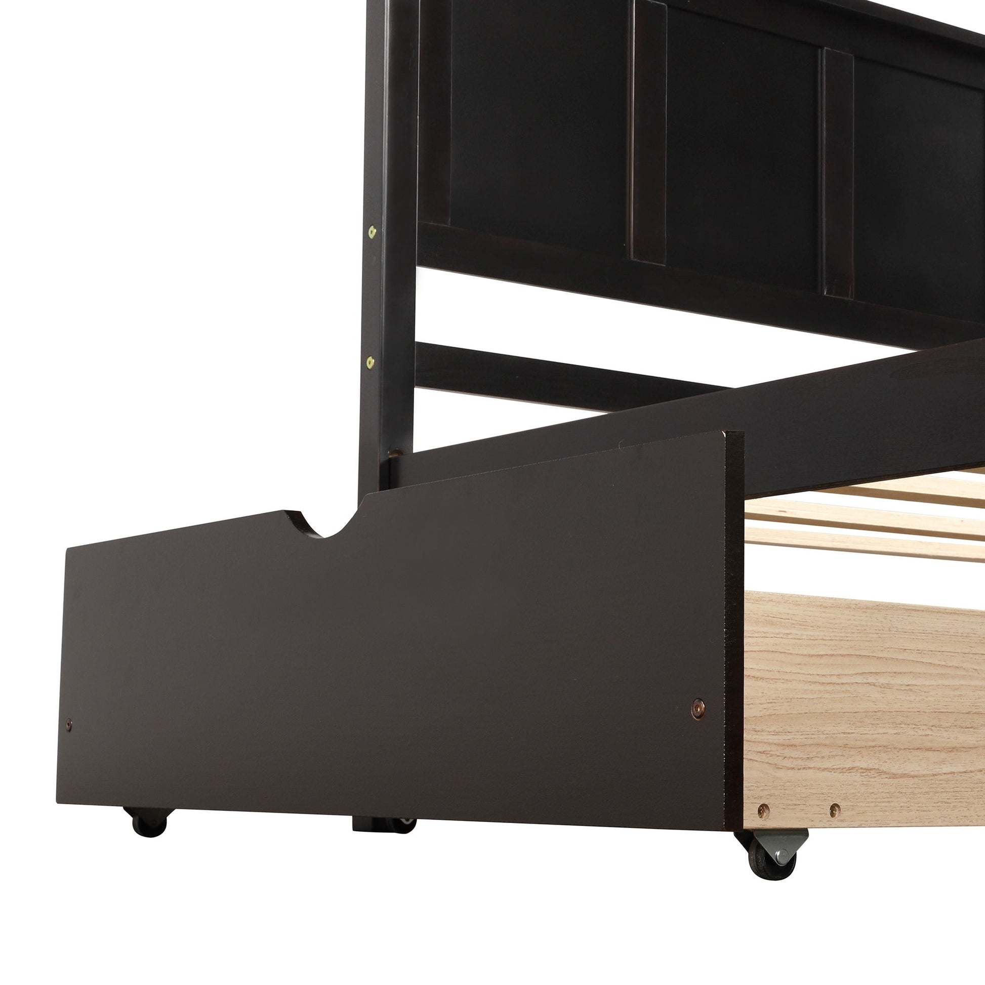 Platform Storage Bed With 2 Wheel Base Drawers - The Sleep Loft - Online Mattress Showroom NYC