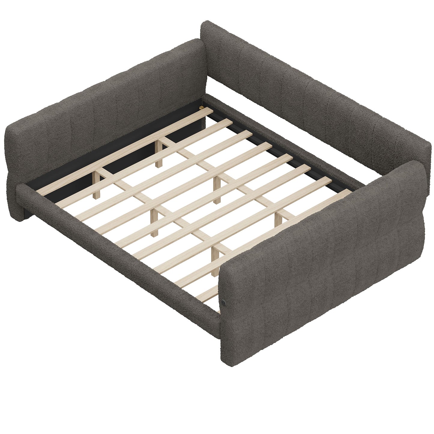 Upholstered Platform Bed With USB Charging - The Sleep Loft - Online Mattress Showroom NYC