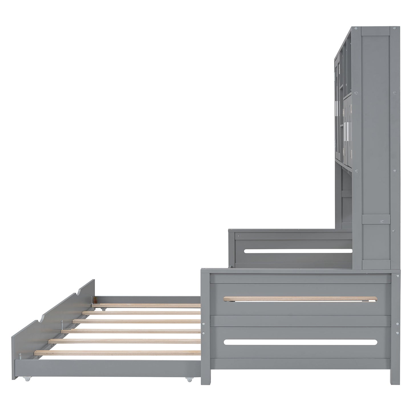 Daybed With All-In-One Cabinet And Shelf - The Sleep Loft - Online Mattress Showroom NYC