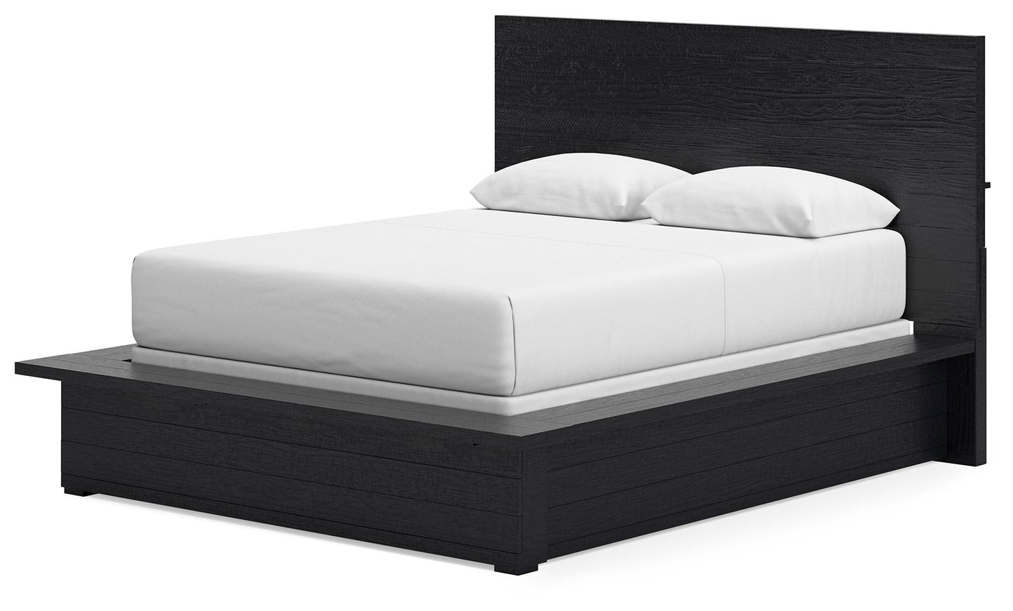 Londer - Queen Panel Bed - Black - The Sleep Loft - Online Mattress Showroom NYC