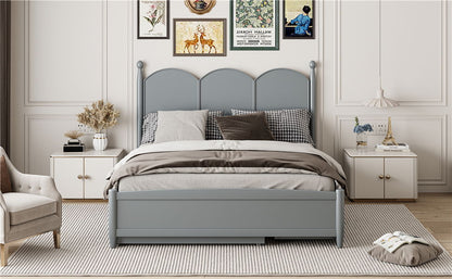Platform Bed With With 2 Big Drawers And Trundle - The Sleep Loft - Online Mattress Showroom NYC