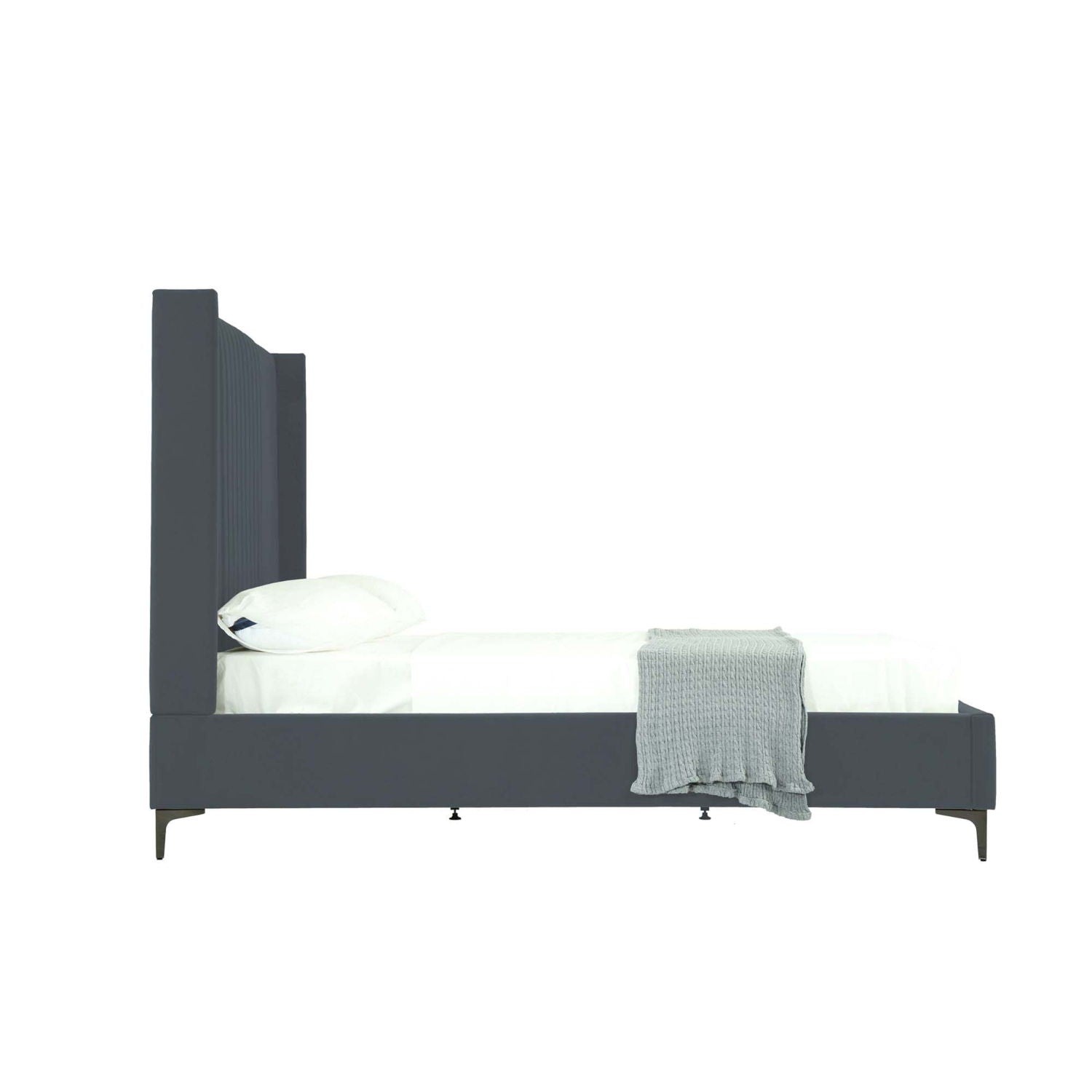 Promenade - Bed With Upholstered Headboard And Slats - The Sleep Loft - Online Mattress Showroom NYC