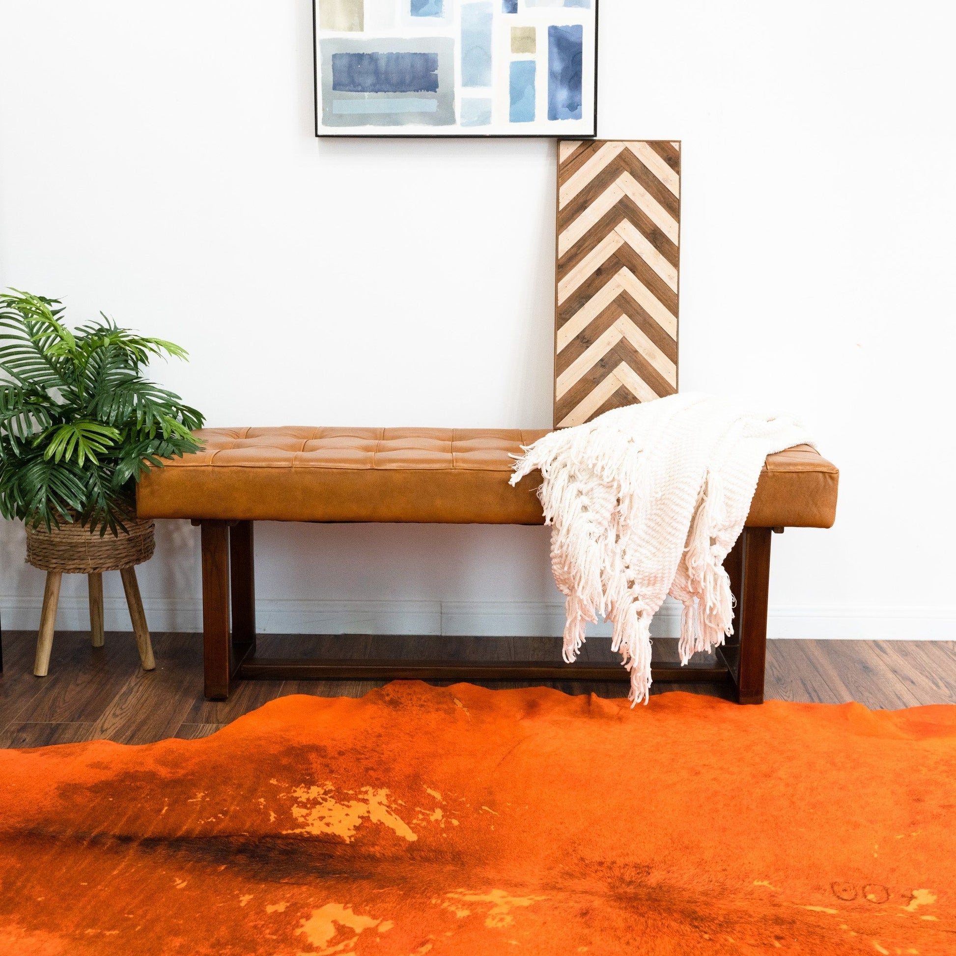 Cameron - Bench - Brown / Tan - The Sleep Loft - Online Mattress Showroom NYC
