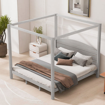 anopy Platform Bed With Headboard And Support Legs - The Sleep Loft - Online Mattress Showroom NYC