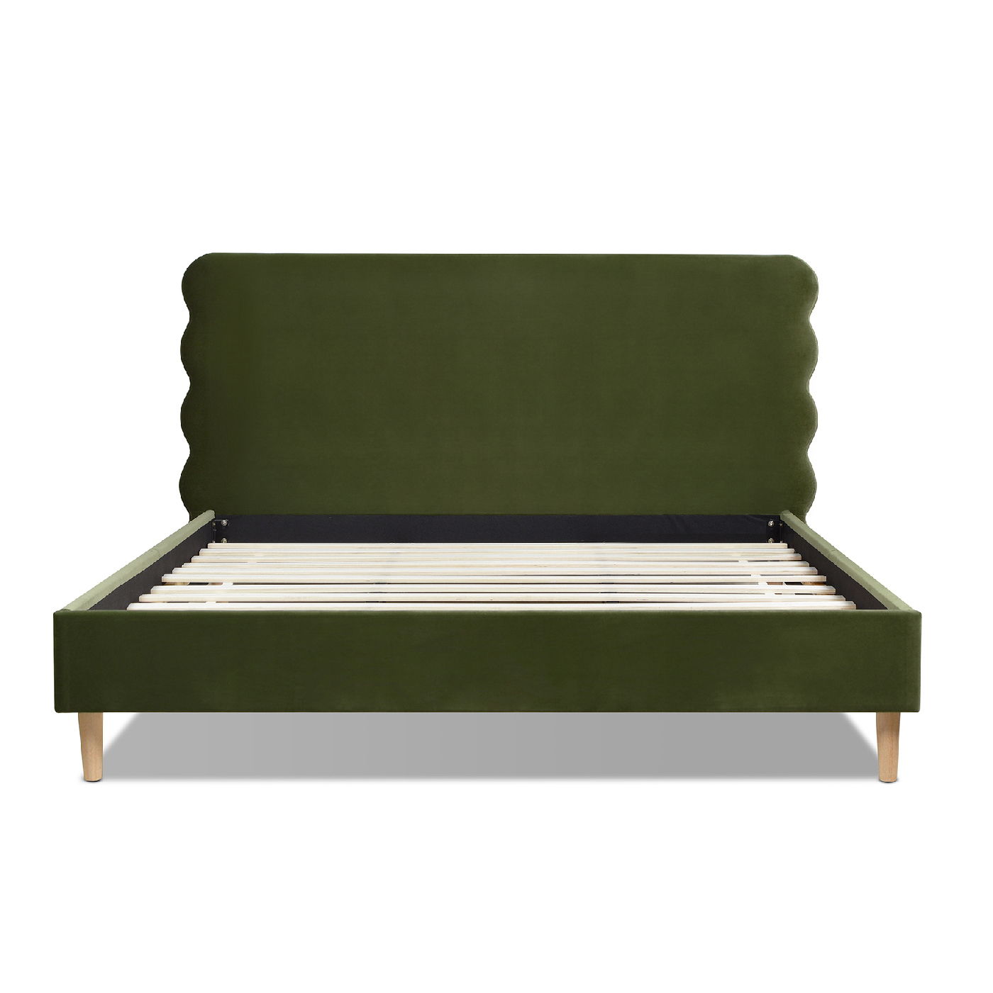 Stockholm - Modern Wavy Headboard Platform Bed - The Sleep Loft - Online Mattress Showroom NYC