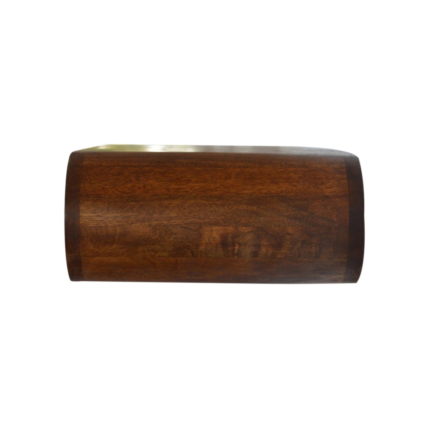 Wall Mounted Round Bedside Table - Chestnut - The Sleep Loft - Online Mattress Showroom NYC