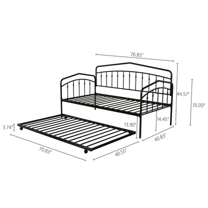 Fox - Daybed With Twin Trundle - The Sleep Loft - Online Mattress Showroom NYC