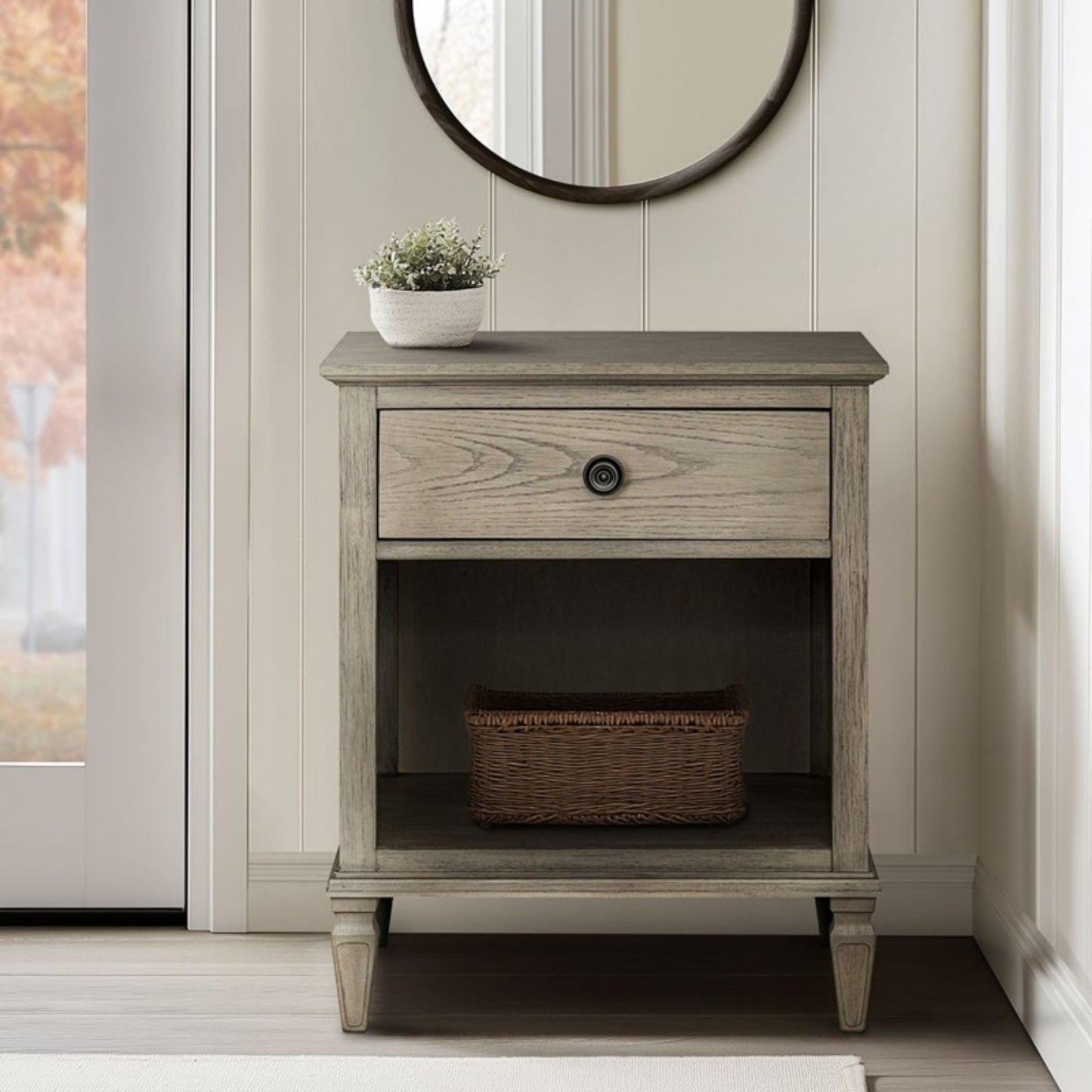 Victoria - Nightstand With Open Storage - The Sleep Loft - Online Mattress Showroom NYC