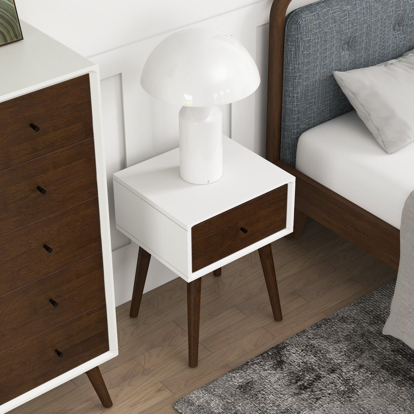 Avery - Modern Design Night Stand - The Sleep Loft - Online Mattress Showroom NYC