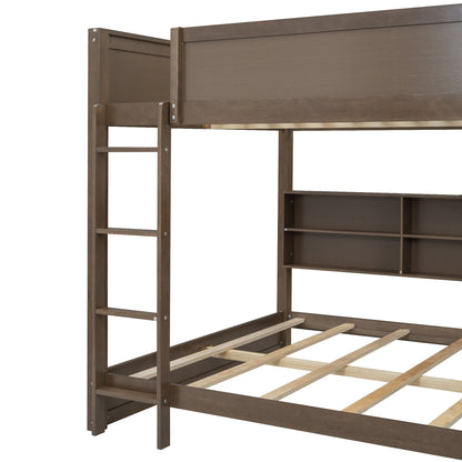 Bunk Bed With Storage Cabinets And USB Ports - The Sleep Loft - Online Mattress Showroom NYC