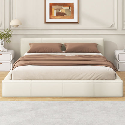 Stylish Upholstered Bed With Birch Wood Frame - The Sleep Loft - Online Mattress Showroom NYC