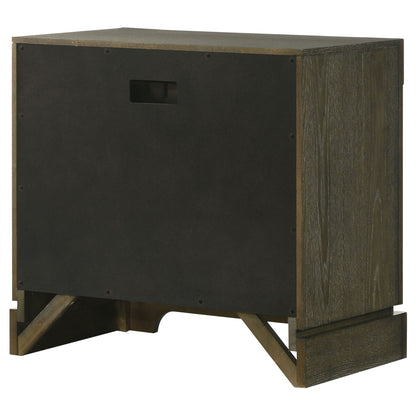 Sundance - 2 Drawer Nightstand - Dark Brown - The Sleep Loft - Online Mattress Showroom NYC