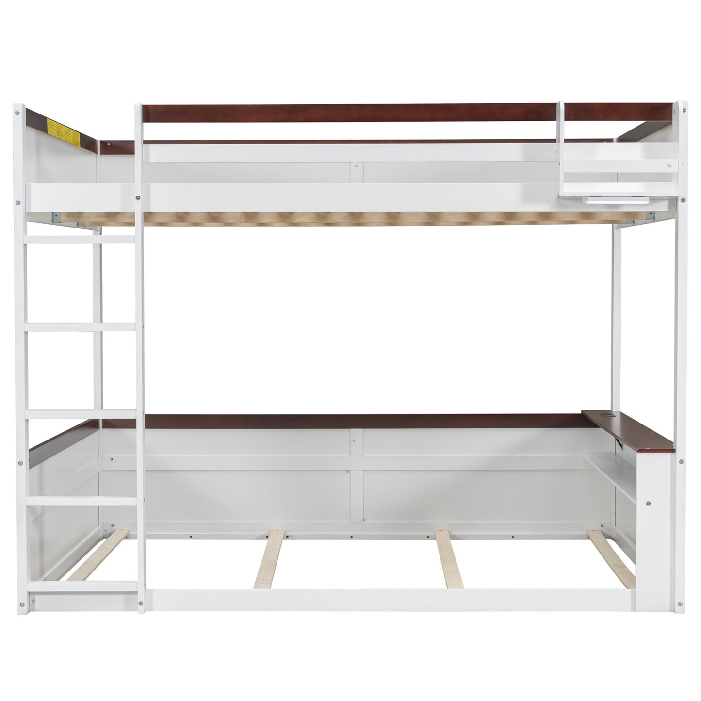 Bunk Bed With Built In Shelves, Storage Box, LED Light And USB Charging Station - The Sleep Loft - Online Mattress Showroom NYC