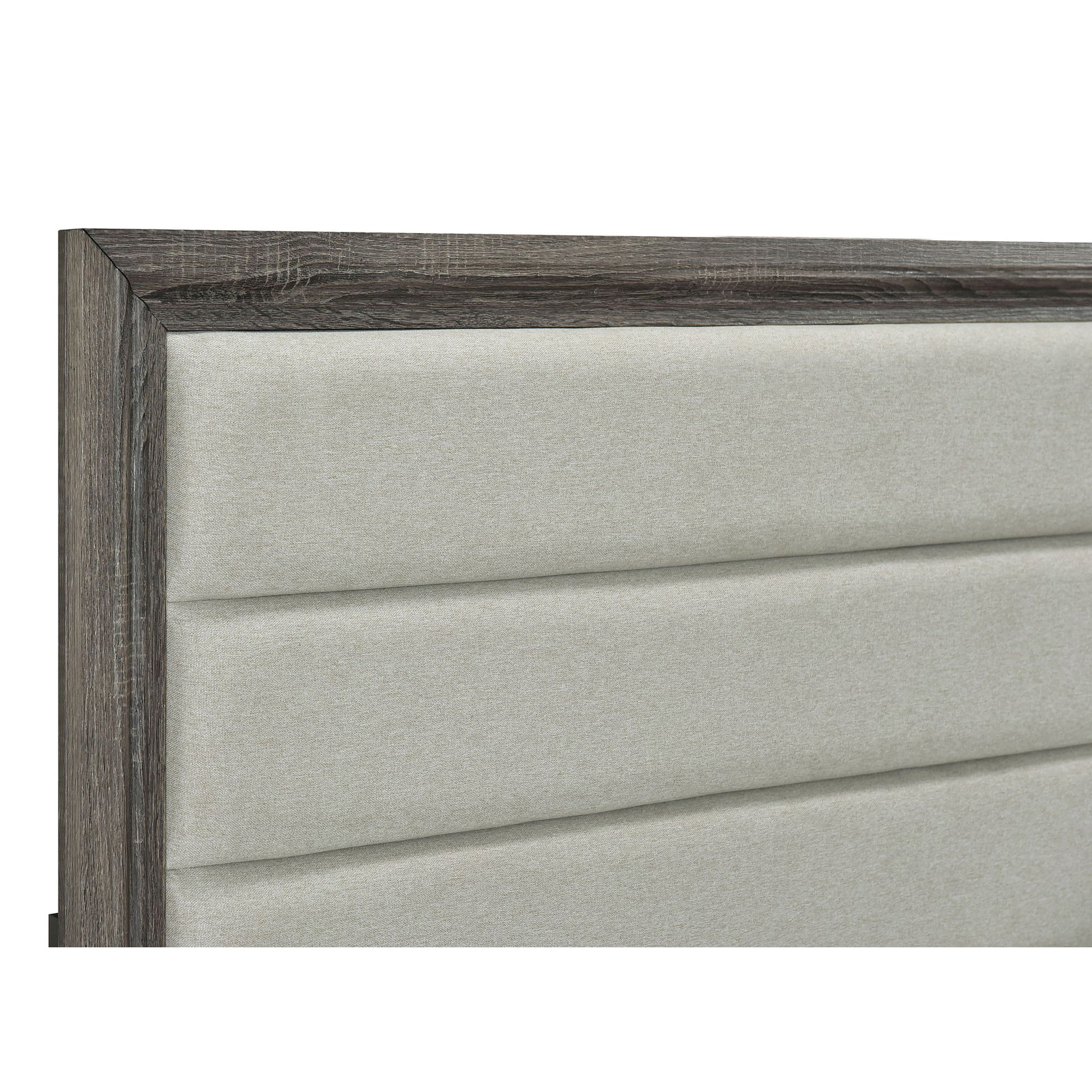 Funston - Queen Bed With Headboard - Brown Oak - The Sleep Loft - Online Mattress Showroom NYC