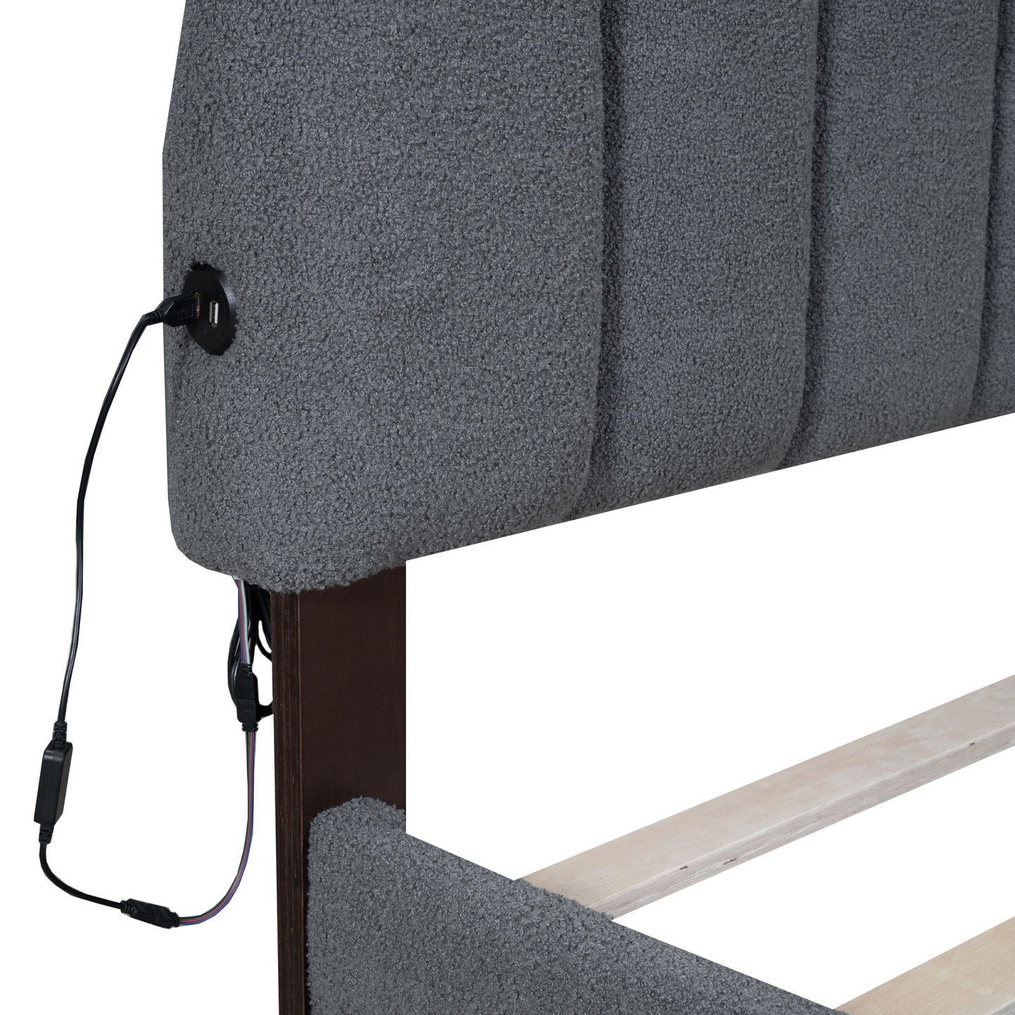 Upholstered Platform Bed With Drawer - The Sleep Loft - Online Mattress Showroom NYC