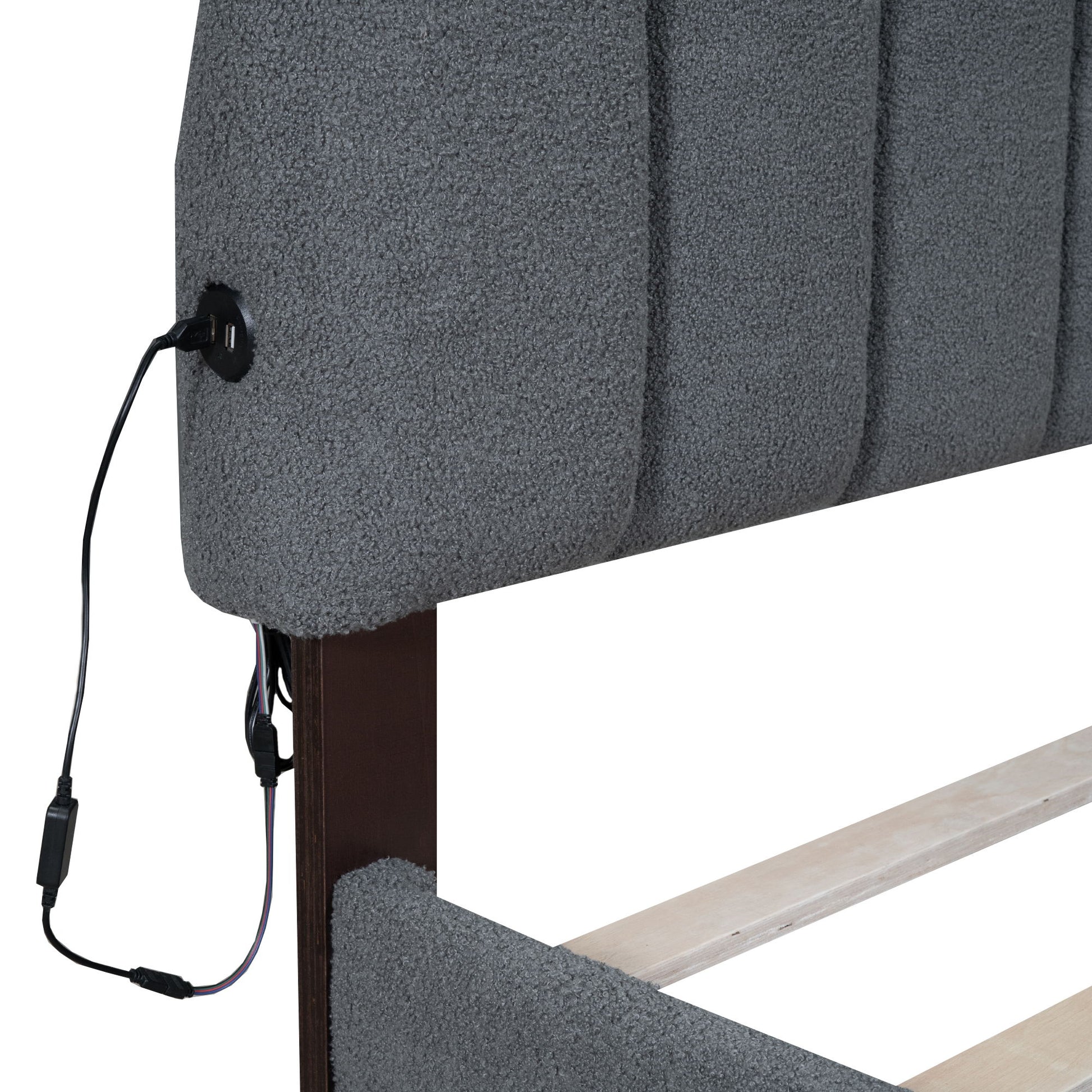 Upholstered Platform Bed With Drawer - The Sleep Loft - Online Mattress Showroom NYC