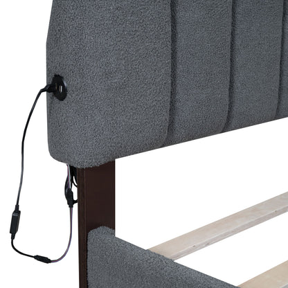 Upholstered Platform Bed With Drawer - The Sleep Loft - Online Mattress Showroom NYC