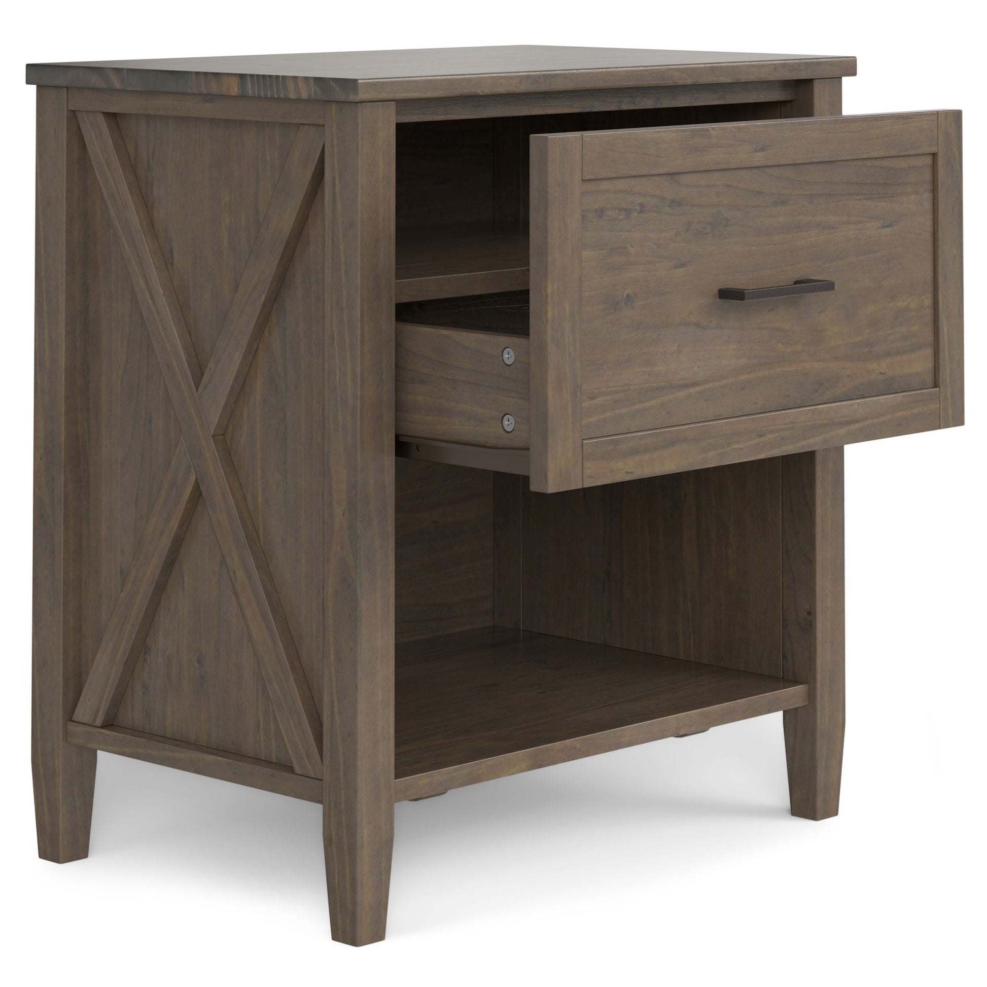 Ela - Bedside Table - Smoky Brown - The Sleep Loft - Online Mattress Showroom NYC