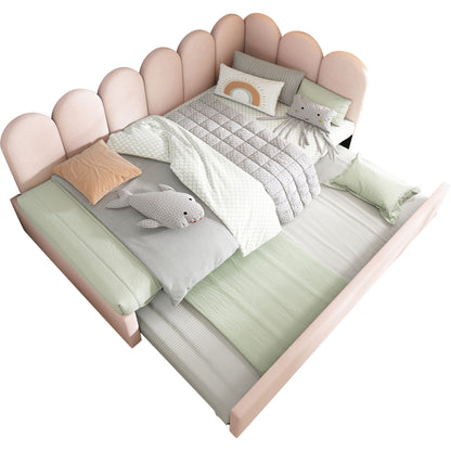 Upholstered Daybed With Metal Slatted Base - The Sleep Loft - Online Mattress Showroom NYC