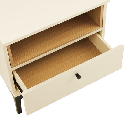 Amara - Nightstand With 1 Drawer - The Sleep Loft - Online Mattress Showroom NYC