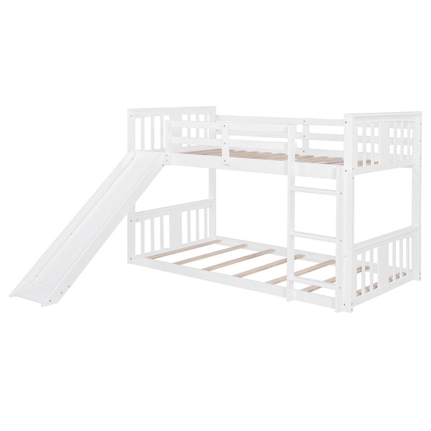 Bunk Bed With Convertible Ladder And Slide - The Sleep Loft - Online Mattress Showroom NYC