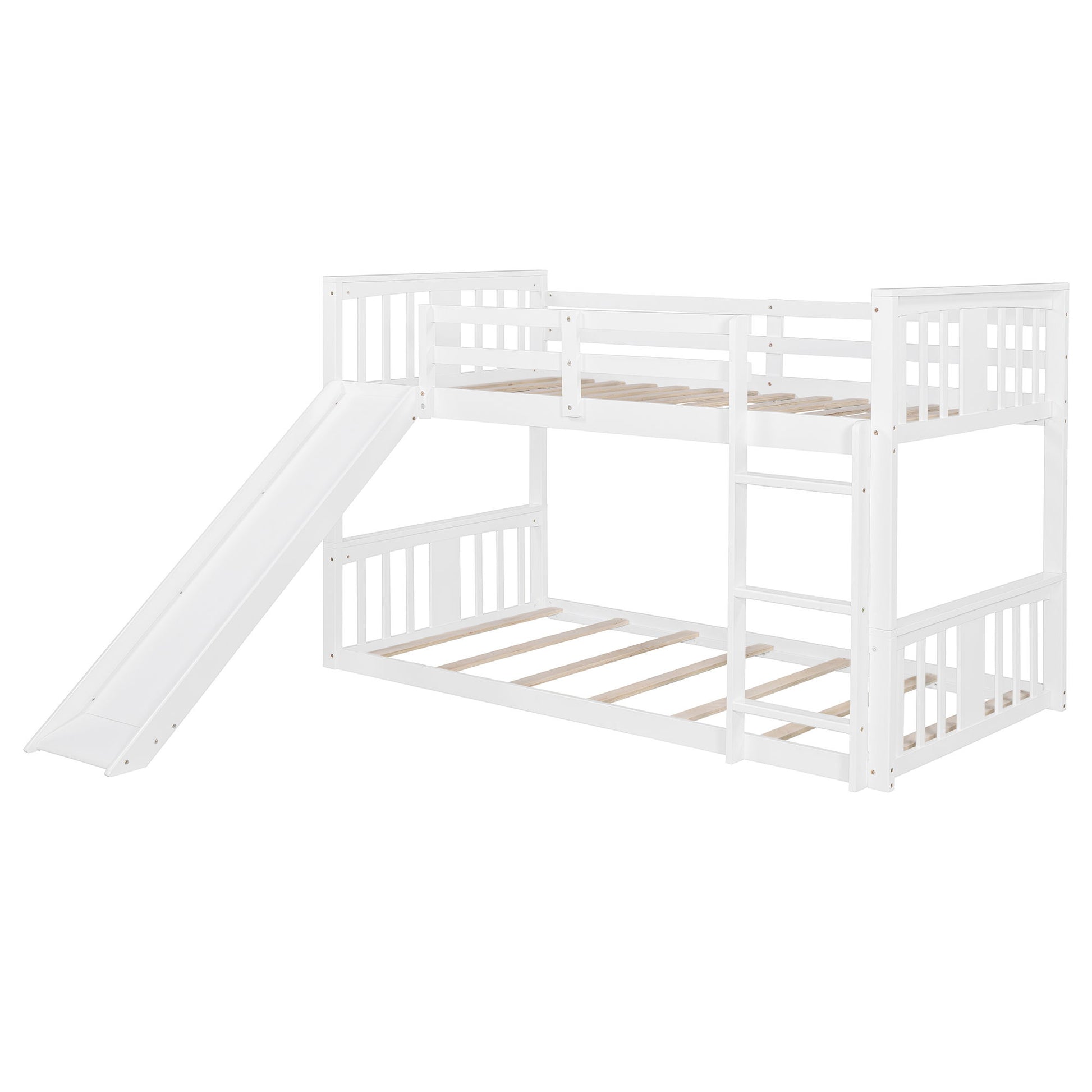 Bunk Bed With Convertible Ladder And Slide - The Sleep Loft - Online Mattress Showroom NYC